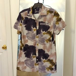 Men's Button Down Camo Dress Shirt